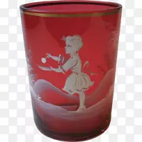 老式玻璃品脱玻璃花瓶-空若网 老式玻璃品脱玻璃花瓶-空若网