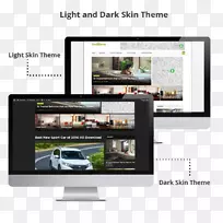 灯光广告主题电脑显示器.灯-空若网 灯光广告主题电脑显示器.灯-空若网