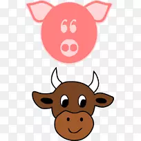 鼻子粉红m形胡须剪贴画-空若网 鼻子粉红m形胡须剪贴画-空若网