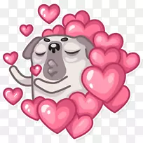 帕格鼻子贴纸小狗夹艺术-小狗-空若网 帕格鼻子贴纸小狗夹艺术-小狗-空若网