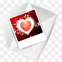 情人节贺卡心.情人节信封-空若网 情人节贺卡心.情人节信封-空若网