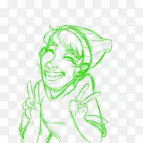 叶线艺术鼻子素描-叶子-空若网 叶线艺术鼻子素描-叶子-空若网