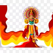 节日免费插画-绿脸-空若网 节日免费插画-绿脸-空若网