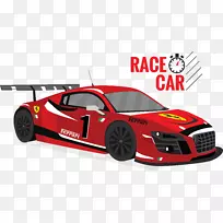 赛车.卡通红色法拉利F1-空若网 赛车.卡通红色法拉利F1-空若网