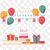 派对生日-一个气球飞行的聚会-空若网 派对生日-一个气球飞行的聚会-空若网