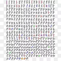 线点字体线-空若网 线点字体线-空若网