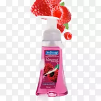 软皂泡沫覆盆子水果娇嫩的手.肥皂泡沫-空若网 软皂泡沫覆盆子水果娇嫩的手.肥皂泡沫-空若网