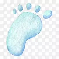 脚印浅蓝色脚印-空若网 脚印浅蓝色脚印-空若网