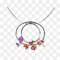 项链魅力和吊坠宝石银饰精致简约-空若网 项链魅力和吊坠宝石银饰精致简约-空若网