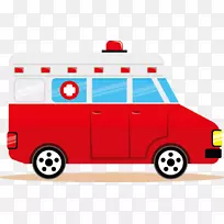 卡通救护车-救护车-空若网 卡通救护车-救护车-空若网