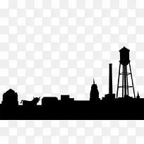 天际线达勒姆罗利剪影阿什维尔-剪影-空若网 天际线达勒姆罗利剪影阿什维尔-剪影-空若网