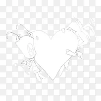 线条艺术画手指素描-爱情素描-空若网 线条艺术画手指素描-爱情素描-空若网