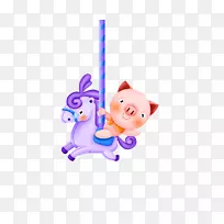 木马卡通熊卡通马-空若网 木马卡通熊卡通马-空若网