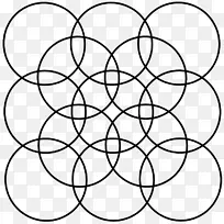 圆白点角对称圆-空若网 圆白点角对称圆-空若网