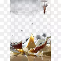 咖啡杯-碎玻璃特写-空若网 咖啡杯-碎玻璃特写-空若网