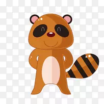 卡通野生动物插图.玻璃门贴纸-空若网 卡通野生动物插图.玻璃门贴纸-空若网