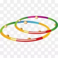 呼拉圈免费插画-健身呼拉圈材料-空若网 呼拉圈免费插画-健身呼拉圈材料-空若网