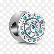 银宝石首饰设计体饰.彩色声波-空若网 银宝石首饰设计体饰.彩色声波-空若网