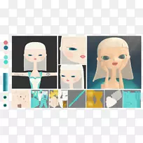 伦敦鼻子手绘-空若网 伦敦鼻子手绘-空若网