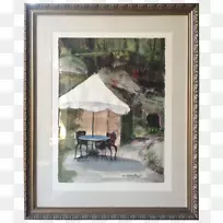 窗水彩画画框.窗-空若网 窗水彩画画框.窗-空若网