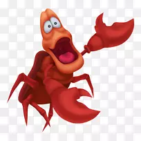 王国的心2王国的心:记忆链塞巴斯蒂安阿里尔-可爱的龙虾-空若网 王国的心2王国的心:记忆链塞巴斯蒂安阿里尔-可爱的龙虾-空若网