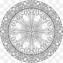 圆对称线艺术点图案-圆-空若网 圆对称线艺术点图案-圆-空若网