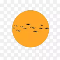 Ц����ɫ����-��ɫԲ�ηɻ���ͼ-������