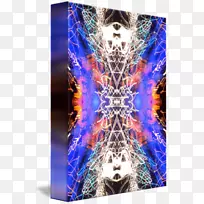 现代艺术对称有机体图案-光条纹-空若网 现代艺术对称有机体图案-光条纹-空若网