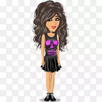 黑发卡通设计-空若网 黑发卡通设计-空若网