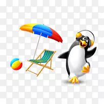 企鹅太阳伞材料下载-空若网 企鹅太阳伞材料下载-空若网