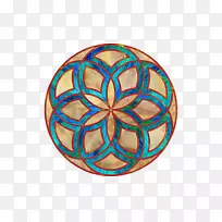 复活节彩蛋对称图案-磨砂玻璃模糊效应-空若网 复活节彩蛋对称图案-磨砂玻璃模糊效应-空若网