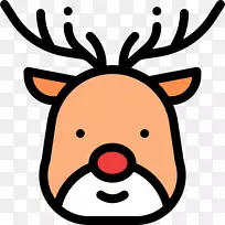 鼻子驯鹿须、头饰、剪贴画.驯鹿-空若网 鼻子驯鹿须、头饰、剪贴画.驯鹿-空若网