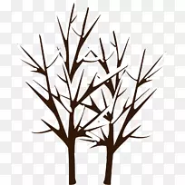 树枝雪枝厚厚的雪-空若网 树枝雪枝厚厚的雪-空若网