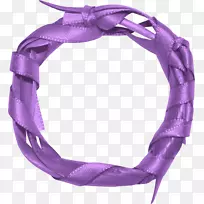 动画图标-紫色彩带装饰环-空若网 动画图标-紫色彩带装饰环-空若网