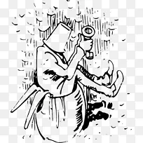 智人画手指夹艺术-空若网 智人画手指夹艺术-空若网