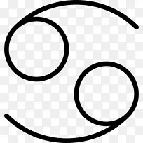 癌症占星学星座剪贴画符号-空若网 癌症占星学星座剪贴画符号-空若网