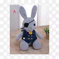 塞巴斯蒂安米切利斯毛绒玩具和毛绒玩具黑色管家-兔子娃娃-空若网 塞巴斯蒂安米切利斯毛绒玩具和毛绒玩具黑色管家-兔子娃娃-空若网