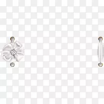 银身穿孔首饰.灰色蝴蝶结装饰-空若网 银身穿孔首饰.灰色蝴蝶结装饰-空若网