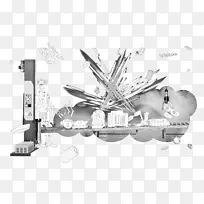 白色字体设计-空若网 白色字体设计-空若网