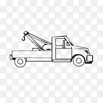 货车皮卡拖车着色本拖拉吊车-空若网 货车皮卡拖车着色本拖拉吊车-空若网