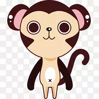 免版税摄影卡通可爱-可爱的猴子-空若网 免版税摄影卡通可爱-可爱的猴子-空若网