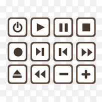 ��ťý�岥����ͼ��-������ͣ��ť-������