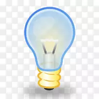 白炽灯灯泡电脑图标剪辑艺术灯-空若网 白炽灯灯泡电脑图标剪辑艺术灯-空若网