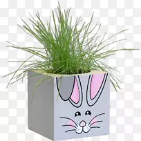 牧草花盆-牧场动物-空若网 牧草花盆-牧场动物-空若网