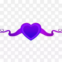 剪贴画-紫色爱情文本低-空若网 剪贴画-紫色爱情文本低-空若网