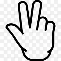 手指手势电脑图标手夹艺术摇滚手指-空若网 手指手势电脑图标手夹艺术摇滚手指-空若网