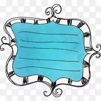 画框标签剪贴画蓝框-空若网 画框标签剪贴画蓝框-空若网