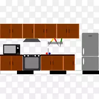 厨房橱柜夹艺术.微波-空若网 厨房橱柜夹艺术.微波-空若网