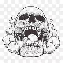 手绘头骨-空若网 手绘头骨-空若网