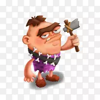 卡通电子邮件拇指雕像-穴居人-空若网 卡通电子邮件拇指雕像-穴居人-空若网